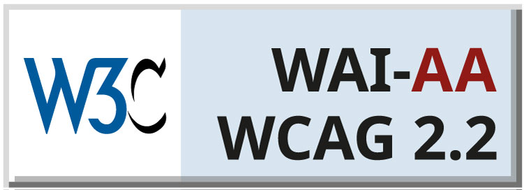Dit is een afbeelding van het W3C-WCAG-2.2 logo
